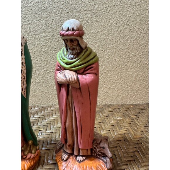 Vintage Holland Mold 1971 Hand-Painted Three Wise Men Nativity Figurines - Picture 4 of 7